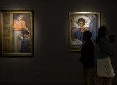 Quito. Una de las obras que se exhibe en el Museo Nacional del Ecuador, que se inauguró el pasado 17 de diciembre de 2022 y que cuenta con una serie de cuadros, esculturas, documentos y fotografías.