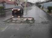 Bache ubicado en las calles El Oro y Dolores.