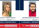 Con este cartel las autoridades anunciaron la desaparición y búsqueda de los esposos.