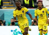 Enner Valencia hizo tres goles en el Mundial de Catar 2022.