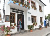 Espacio. La biblioteca de Puembo abrió sus puertas al público el año pasado. Recibe a más de 500 asistentes mensualmente.
