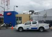 Portocolo. La Policía Nacional acudió al medio de comunicación para realizar las pericias correspondientes.