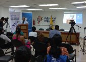 Presentación. La plataforma fue expuesta en las oficinas de la Defensoría del Pueblo en Guayaquil.