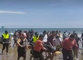 El joven había llegado de Guayaquil con un grupo de amigos a Playas.