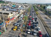 La Francisco de Orellana es una de las rutas más congestionadas de la ciudad.