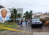La escena del crimen fue acordonada por el equipo de criminalística de la Policía Nacional.