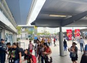 Hecho. Cientos de familias llegaron a la terminal terrestre de Guayaquil.