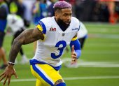 Odell llegó a la NFL en el draft de 2014, con los Gigantes.