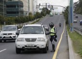 Precaución. Los agentes están desplegados en diferentes puntos.