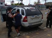 Daule. Uno de los atacantes fue detenido por la policía.