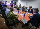 Reunión. La última sesión presencial de autoridades de seguridad se dio el pasado viernes en Guayaquil.