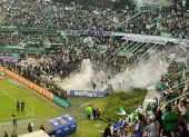 Incidentes se registraron en el estadio Atanasio Girardot el fin de semana pasado.