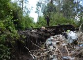 Los colectores de la quebrada aun tienen escombros