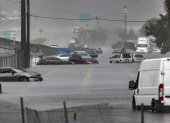 Vista de las lluvias causadas por una tormenta en Florida, en una fotografía de archivo. EFE/Cristóbal Herrera