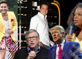 Jorge Heredia, Daniel Molina, Oprah Winfrey, Bill Gates y Donald Trump integran la lista de EXPRESIONES.