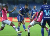 Emelec e Independiente del Valle van empatando en la primera etapa.