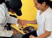 Actividad de la encuesta nacional sobre diabetes realizada en la ciudad de Macas.