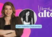 Valeria Chavarríaz en un episodio de Vibrando Alto.