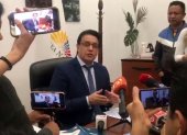 Presidente. Fernando Villavicencio presentó ayer las conclusiones del informe elaborado por los asesores de la Comisión y que será remitido al Pleno.