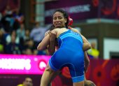 Luisa Valverde se coronó campeona en los 57 kilos y fue declarada la mejor luchadora del Panamericano de Argentina.