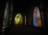 Imagen referencial de una de los exposiciones del pintor, las cuales ya han sido presentadas en varios países del mundo.