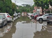 Muchas calles quedan completamente inundadas en La Puntilla