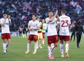 Los jugadores del Roma apenas consiguieron un empate