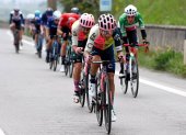 Alexander Cepeda (EF Education - EasyPost) sigue en competencia en el Giro de Italia.