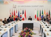 El G7 inicia una reunión con Zelenski centrada en ayuda militar a Kiev.