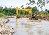 Acción. En Los Ríos hay trabajos para disminuir la intensidad del afluente.