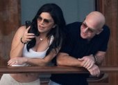 Lauren Sánchez y Jeff Bezzos a bordo del yate Korus, propiedad del magnate.