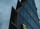 El edificio de la empresa Microsoft, que acaba de la lanzar una nueva aplicación.
