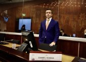 Daniel Noboa, hijo de Álvaro Noboa, anuncia su candidatura.