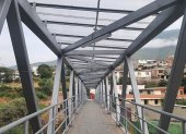 Esta semana se habilitó el puente peatonal en Pomasqui.