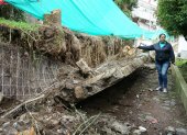 Situación. El reciente colapso de un muro no dejó víctimas, pero sí mucho temor entre los habitantes.