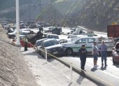 El hecho se registró antes de llegar al puente de Guayllabamba, sentido sur - norte
