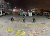 Evidencia. En el puerto marítimo de Guayaquil se evitó el envío de droga hacia España.