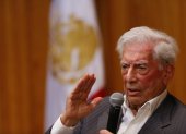 Guadalajara. Mario Vargas Llosa durante una conferencia de prensa.