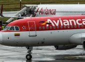 Aircrafts of Colombian company Avianca are seen on the tarmac at El Dorado International Airport in Bogota on August 28, 2019. - Avianca Holdings, the largest airline in Colombia and the second largest in Latin America, denied being bankrupt on August 27 after a leaked video in which the president of the board of directors ensures that the company is "broken" went viral in social media. (Photo by Juan BARRETO / AFP) (Photo credit should read JUAN BARRETO/AFP via Getty Images)