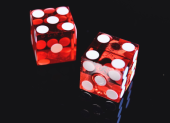Dados usados para los juegos de azar.