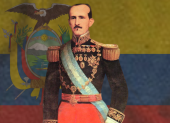 Juan José Flores, militar y prócer de la independencia, su contribución a la historia de Ecuador le otorga un lugar en la memoria colectiva del país.