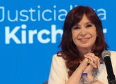 Fotografía de archivo en la que se registró a la expresidenta y actual vicepresidenta de Argentina, Cristina Fernández, en La Plata (Argentina).