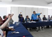 Decisiones. Unidad Popular, Democracia Sí y el Partido Socialista se reunieron ayer para definir sus listas.