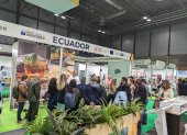 El stand de Ecuador fue uno de los más visitados en la Feria Organic Food y Eco Living. España se encuentra en el top 5 de países a los que Ecuador exporta mercancías.