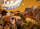 La exposición "Dinosaurios sueltos" causó sensación en el City Mall. La actividad duró 6 días.