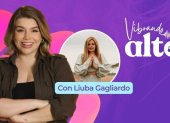 Liuba Gagliardo en un episodio de Vibrando Alto.