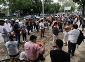La gente fue evacuada de lso edifcios en Filiínas, por un terremoto de magnitud, 6,2