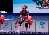 Angie Palacios y su emoción tras levantar los 120 kilos y establecer una  nueva marca mundial.