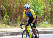 El ciclista finalizó en noveno lugar.
