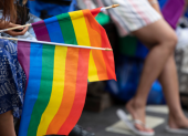 "Regresamos orgullosos" fue es el slogan del desfile por el Día del Orgullo Gay que se celebró el 28 de junio de 2022